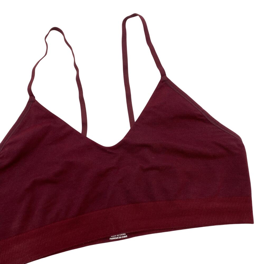 Prana maroon casual sports bra